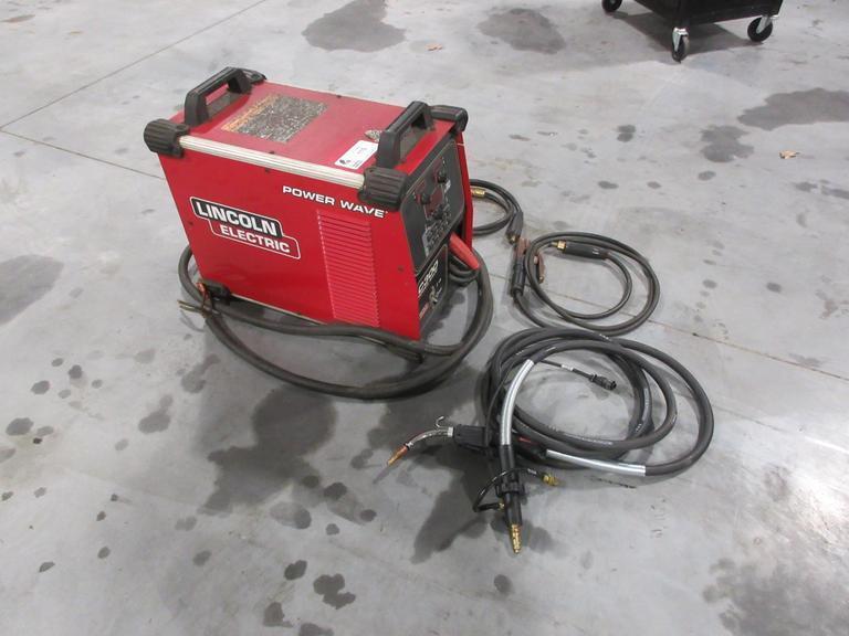 Lincoln Electric Power Wave C300 multi-process power source with an integrated wire feeder- Auction Item