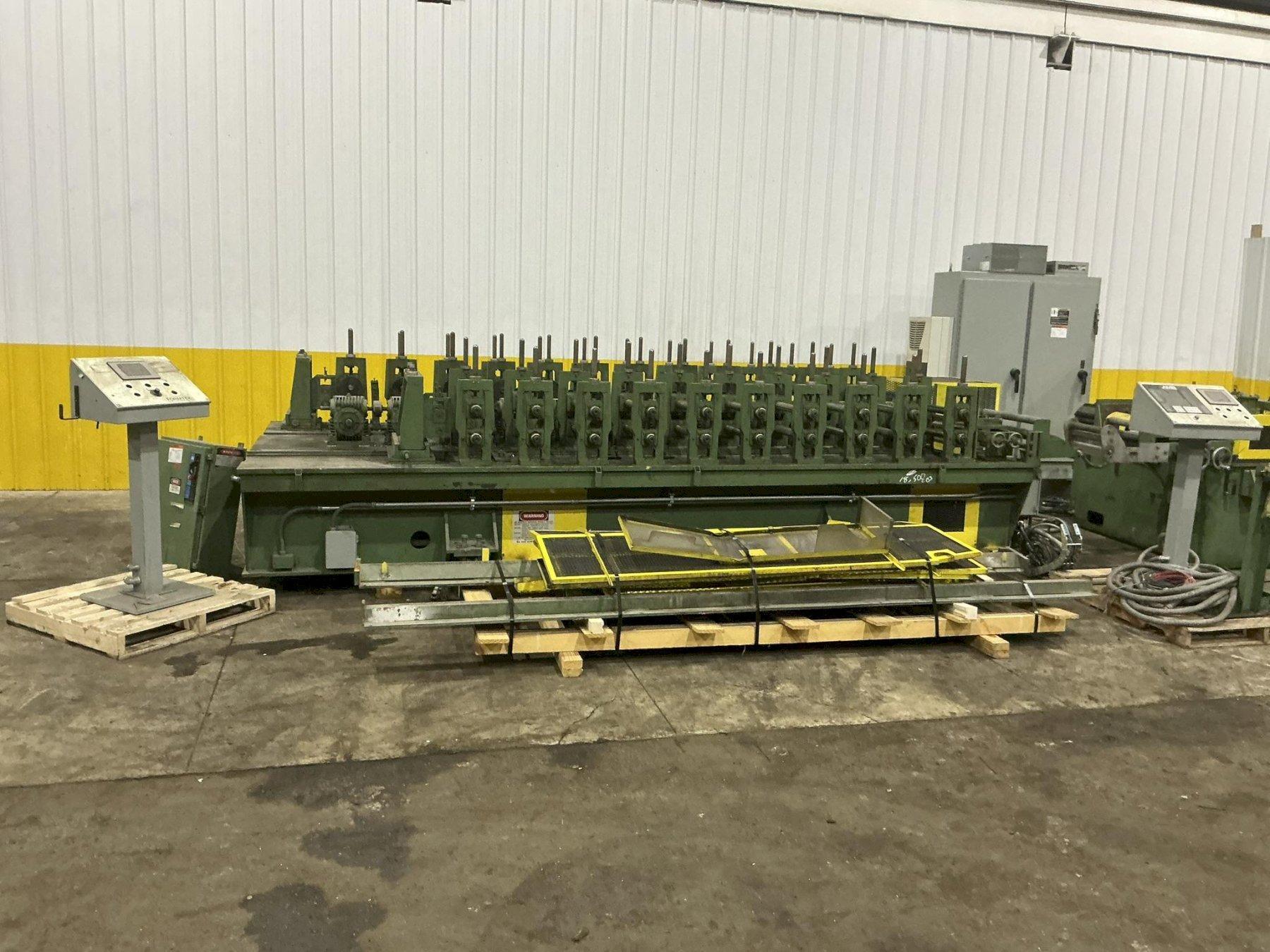 10 & 12 STAND X 2" BRADBURY SIDE BY SIDE U JOINT DRIVE ROLLFORMER: YOBRO #24947