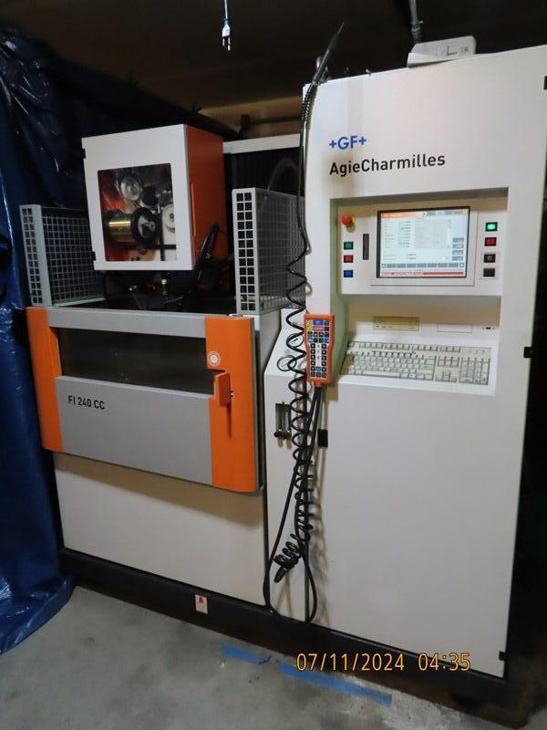 AGIE CHARMILLES ROBOFIL 240CC WIRE EDM MACHINE