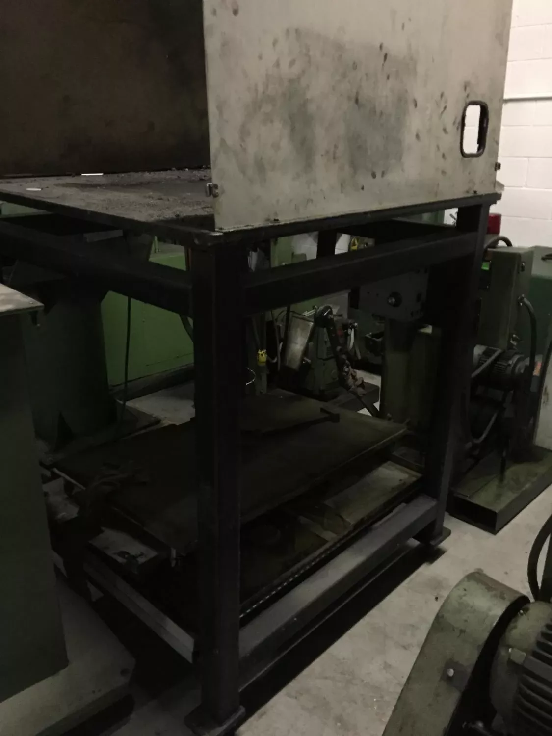 Bowl Stand 46 x 46 x 54 ½ w/enclosure