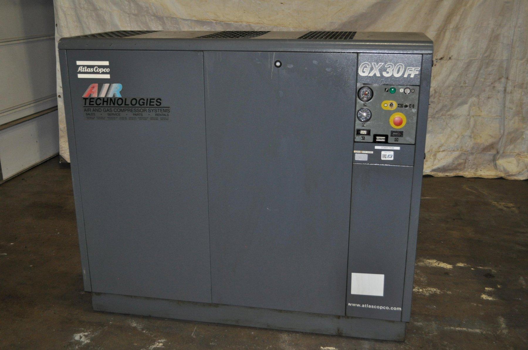 40 HP ATLAS COPCO AIR COMPRESSOR ROTARY SCREW
