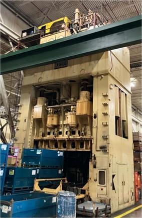 1000 Ton Danly Straight Side Press