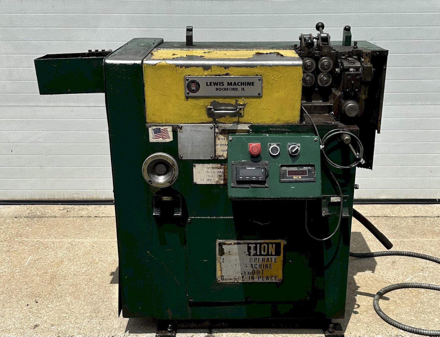 Lewis Machine Co 2SHV Straightening & Cutting Machine