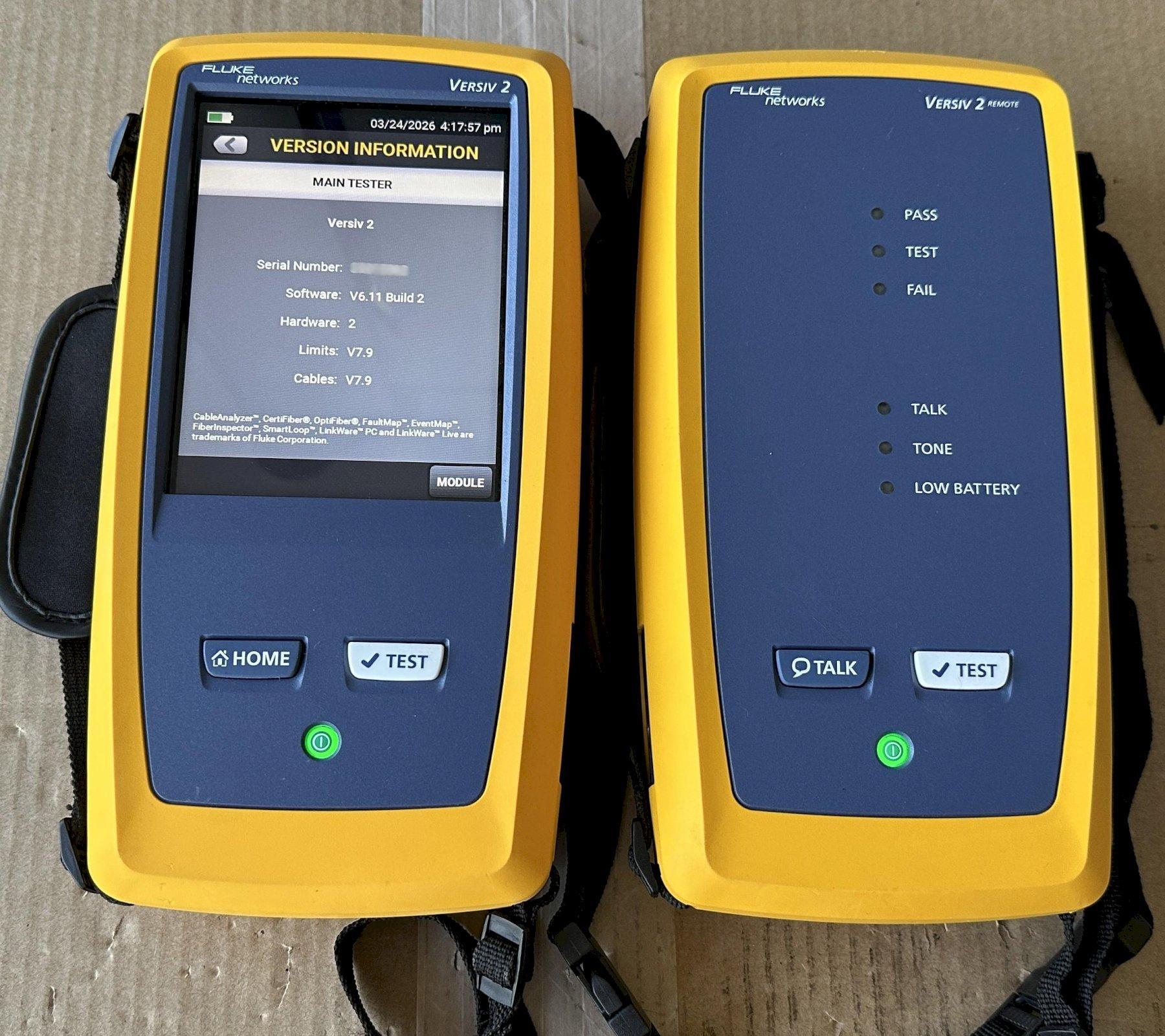 Fluke Electronics DSX2-5000 Fluke Electronics Corp. GHZ DSX Cable Analyzer V2