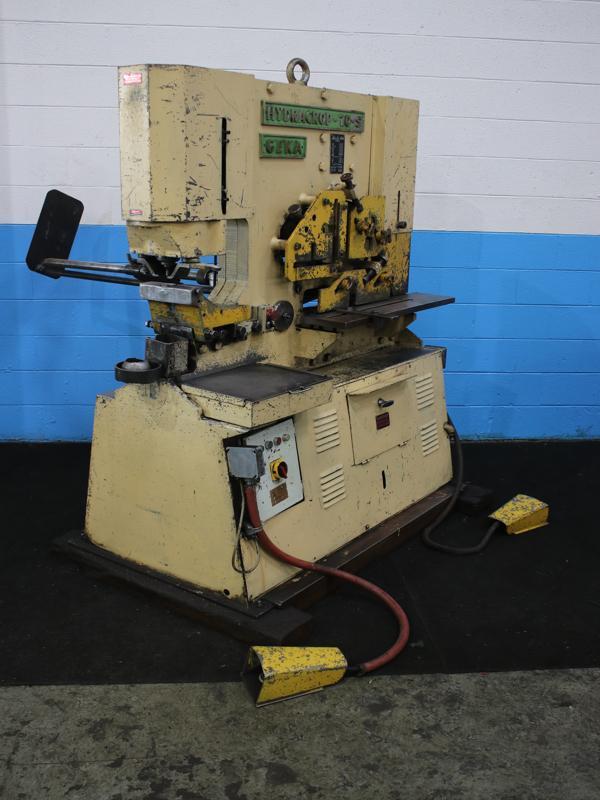 70 TON GEKA MODEL #70-S HYDRAULIC IRONWORKER