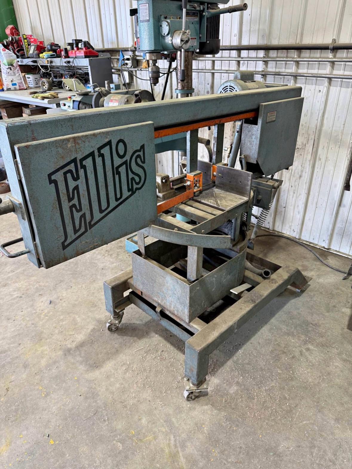 1 - PREOWNED ELLIS MITRE BANDSAW, MODEL #: 1800, S/N: 18987414