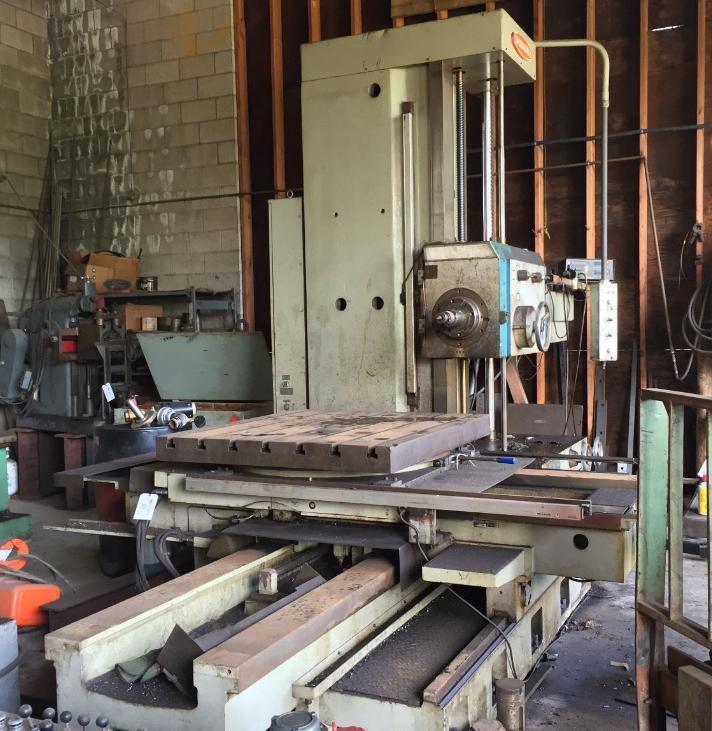 4" SHIBAURA MODEL BT-10BRI HORIZONTAL BORING MILL: STOCK #66485