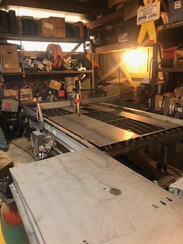 4’x8′  Delusion Design Plasma Table, 2020 – Hypertherm 45