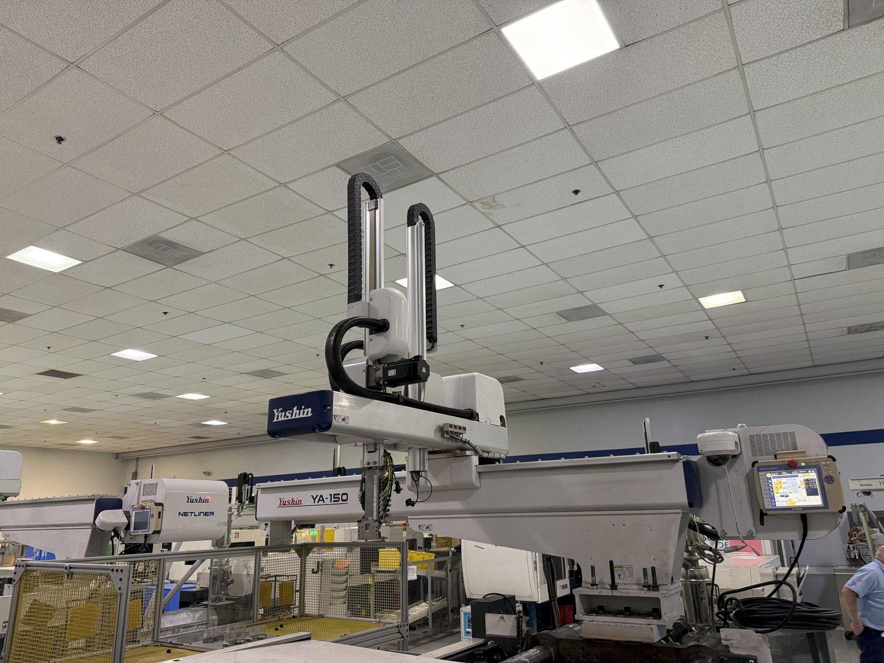 Yushin Used YA-150DL Servo Robot, 100-225 ton, yr. 2010