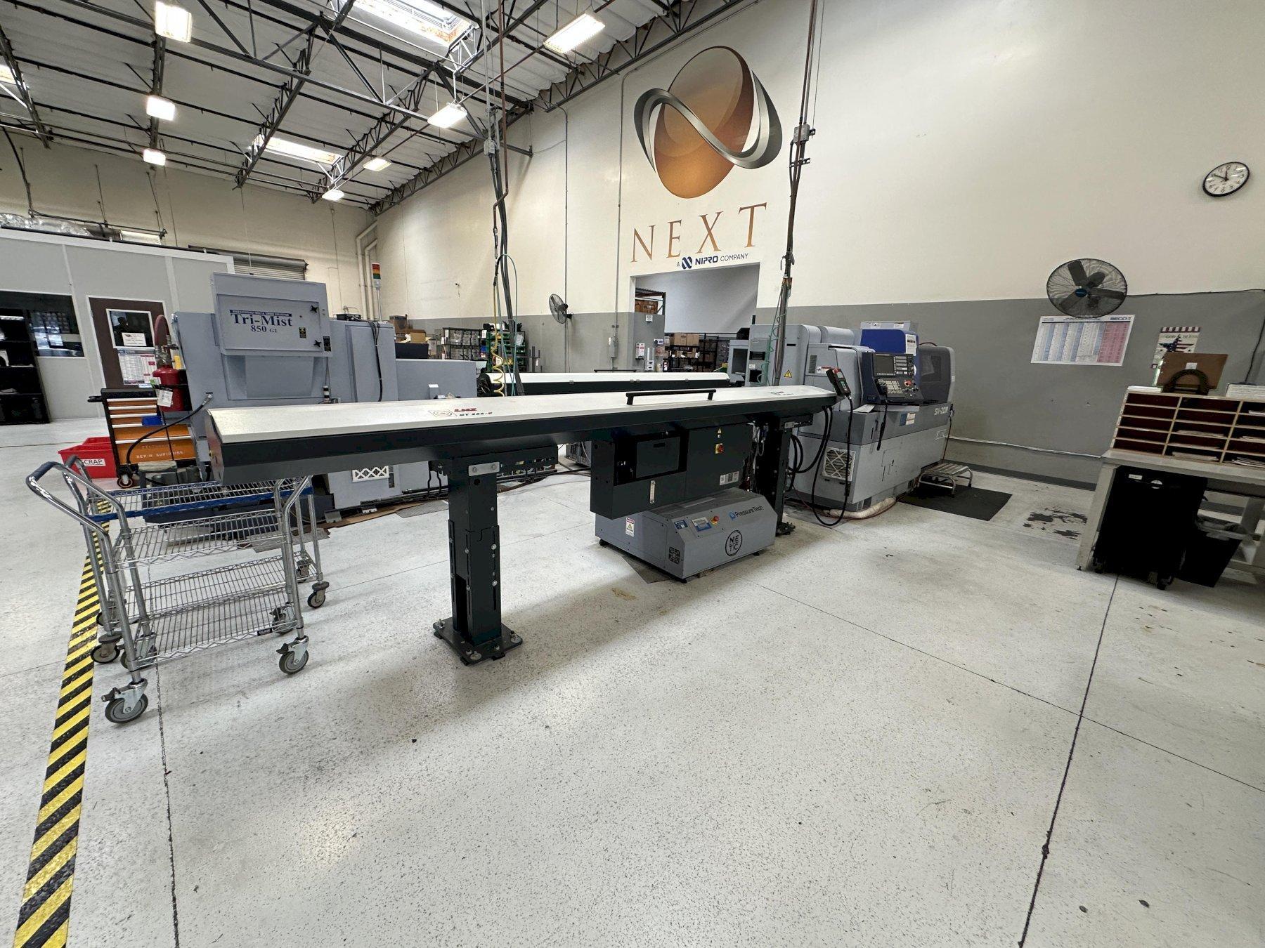 2021 Star SV-20R 20mm CNC Swiss Type Screw Machine s/n 0290 w/ Fanuc Series 31i-MODEL B5 Controls, Hand Wheel, 8-Station Live Turret with 2-Mountable Positions Each, 8,000 Live Tool RPM, Full C Axis @ 10,000 RPM Main Spindle, 20mm Sub Spindle with Full C Axis @ 10,000 RPM, 7-Cross Slide Tool Positions, 5-Live Cross Drilling Stations, Parts Catcher, Parts Conveyor, Tri-Mist 850 G2 Mist Collector, 2021 LNS GT326-E Hydraulic Bar Loade / Feeder s/n 15232002484