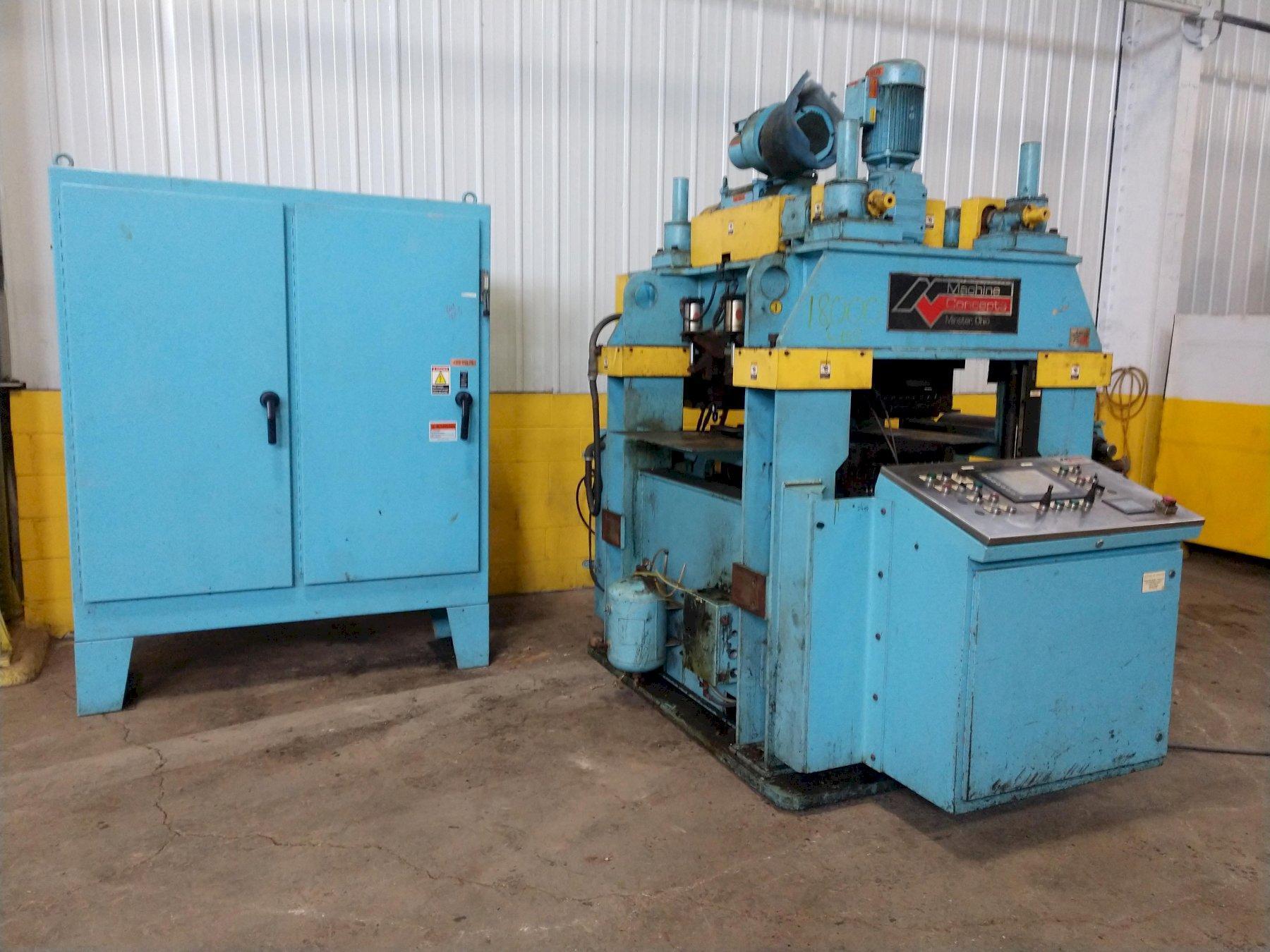 24" X 0.050" MACHINE CONCEPTS 21 ROLL PRECISION LEVELER (Stk # 14341)