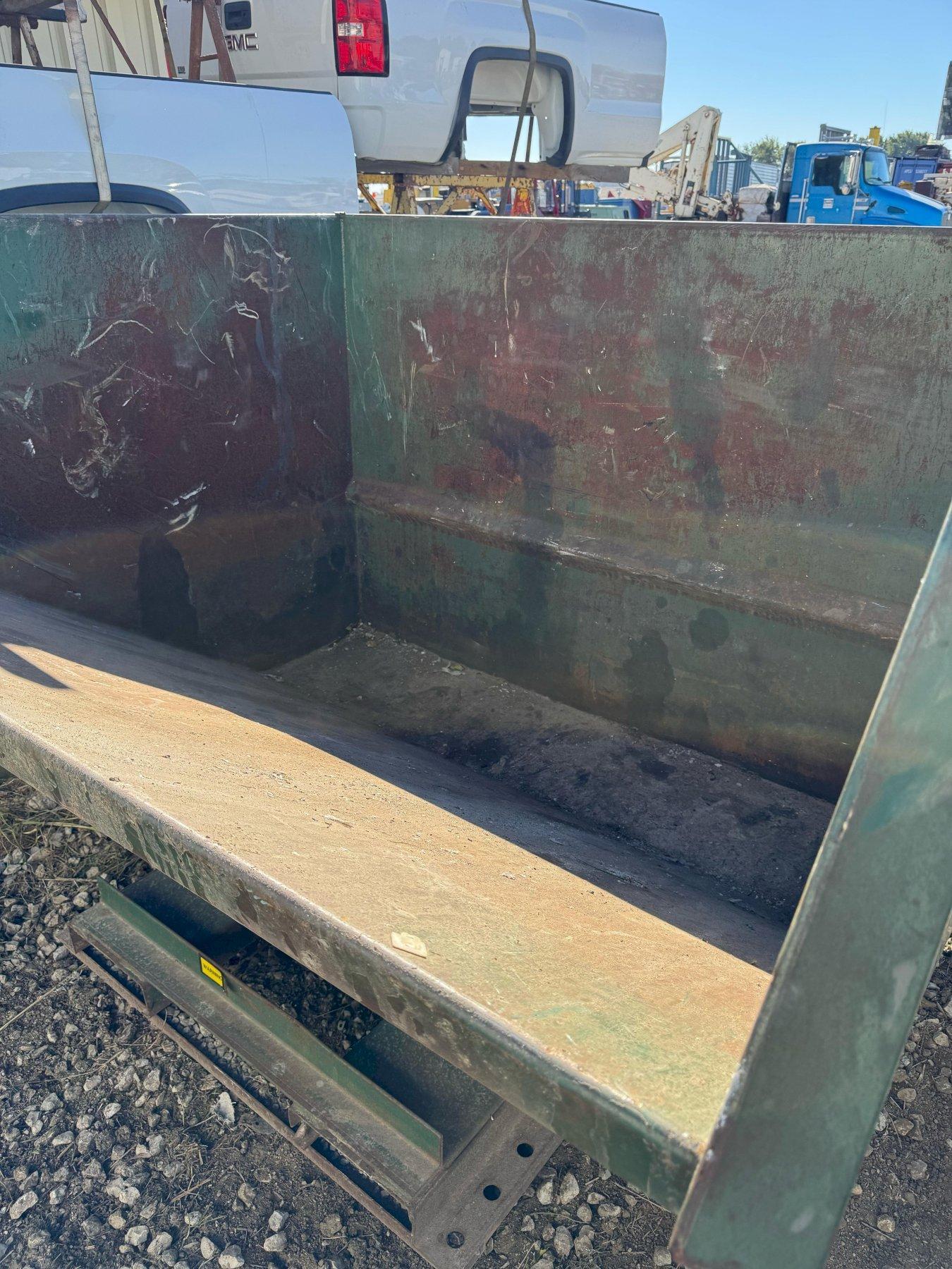 1 – PREOWNED JESCO HEAVY DUTY SCRAP HOPPER MODEL: 211381, S/N: L0192