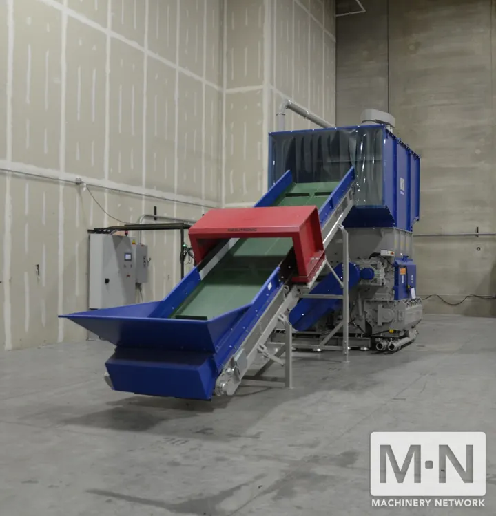 60 HP ZERMA MODEL ZCS1400 SHREDDER GRANULATOR COMBO MFG 2021