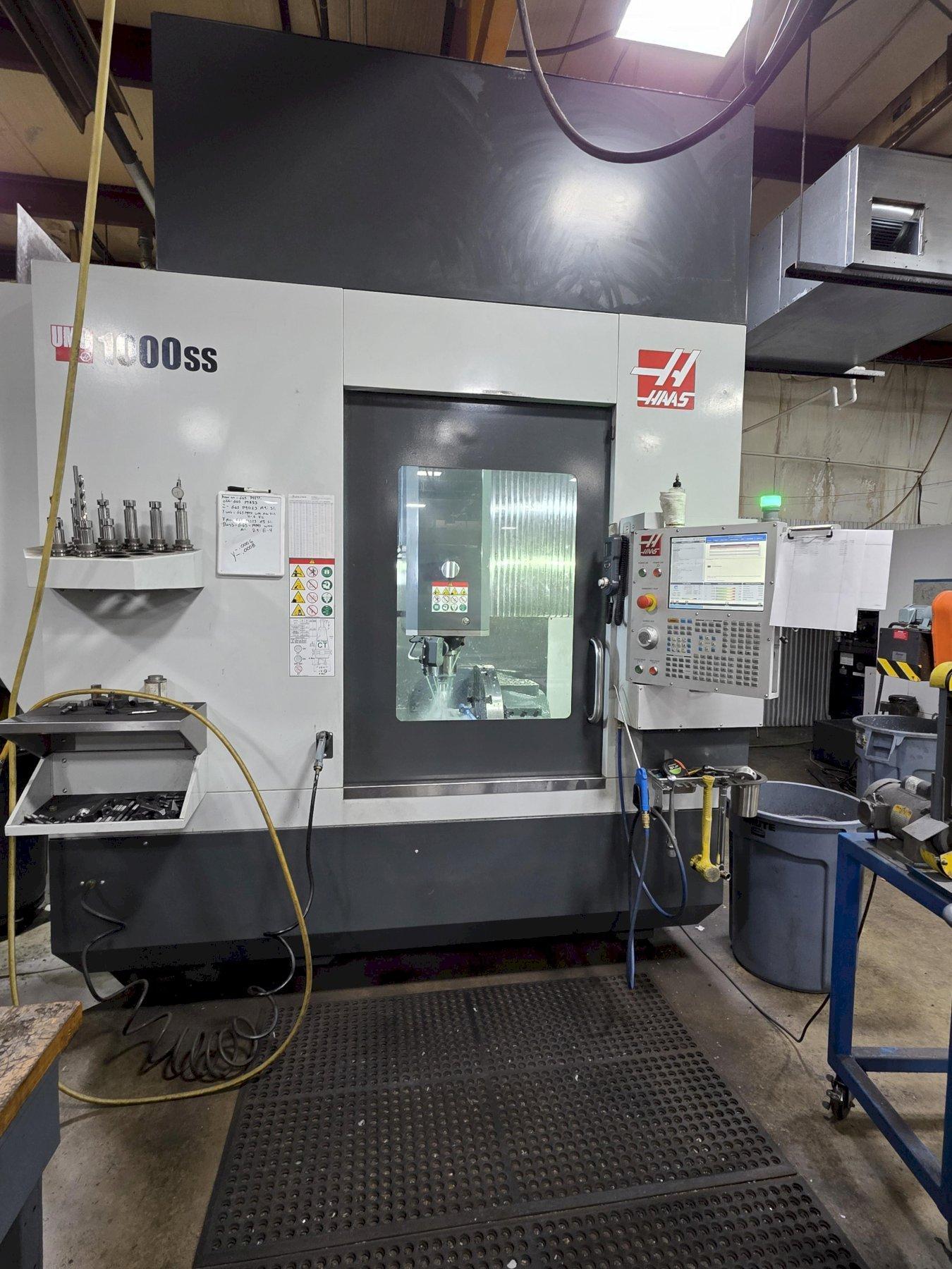 2019 Haas UMC-1000 5-Axis CNC Vertical Machining Center For Sale