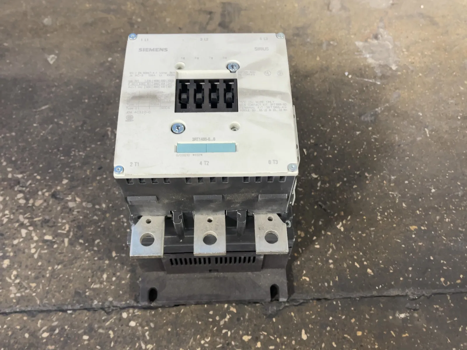 SIEMENS SIRIUS 3RT1 SERIES POWER CONTACTOR  -  3RT1466-6NB36