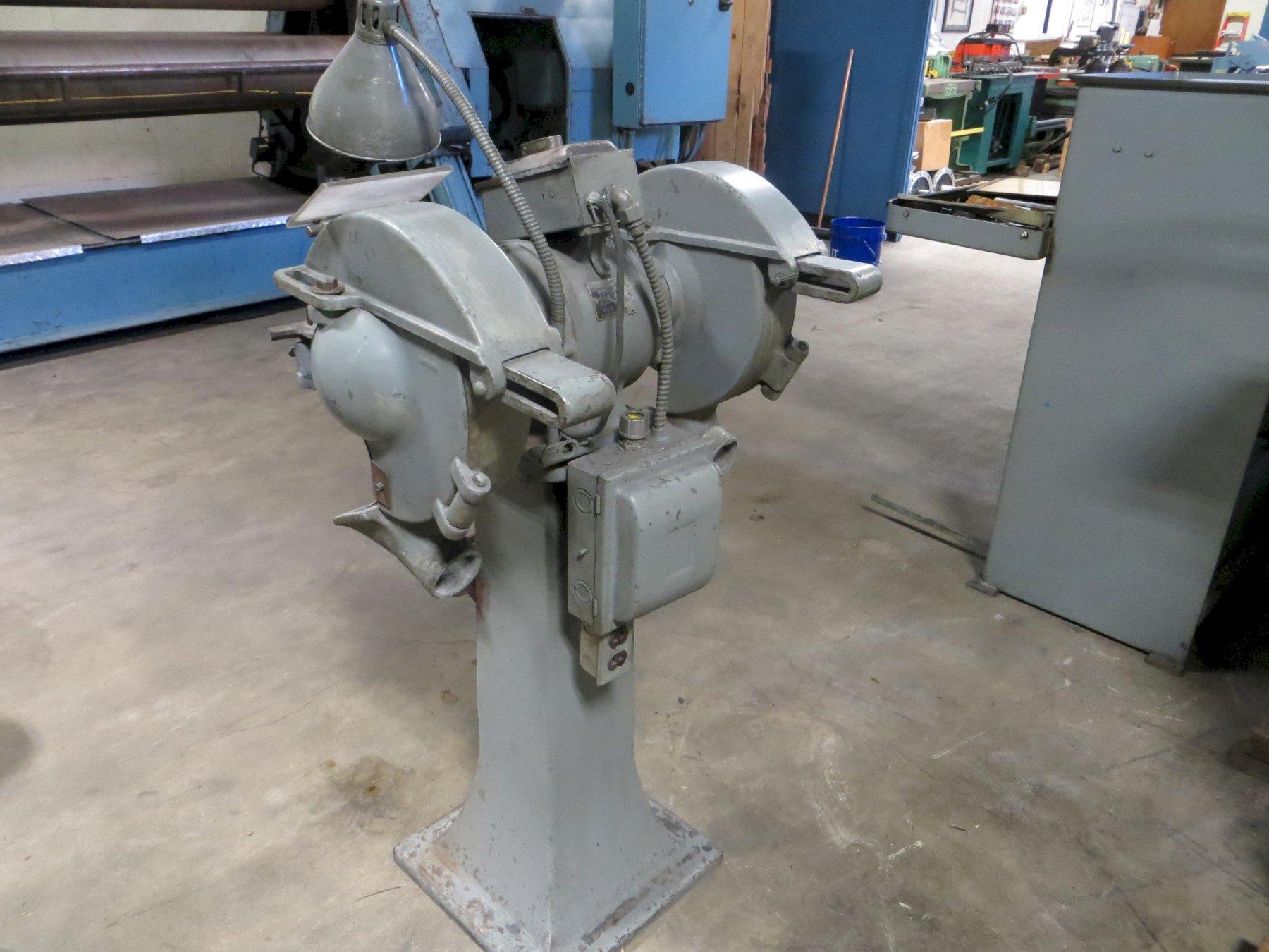 US Electrical Tool Co Pedestal Grinder Model 500 - Double End, 1 HP