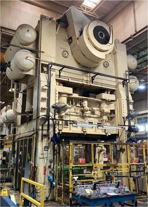 800 Ton Danly Straight Side Press