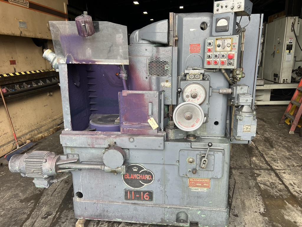 BLANCHARD MODEL 11-16 GRINDER, POWER INFEED, FINE ELECTRIC DOWN FEED, NEW 1978