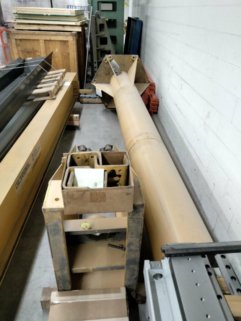 GORBEL 2-TON JIB CRANE WITH COLUMN AND HOIST