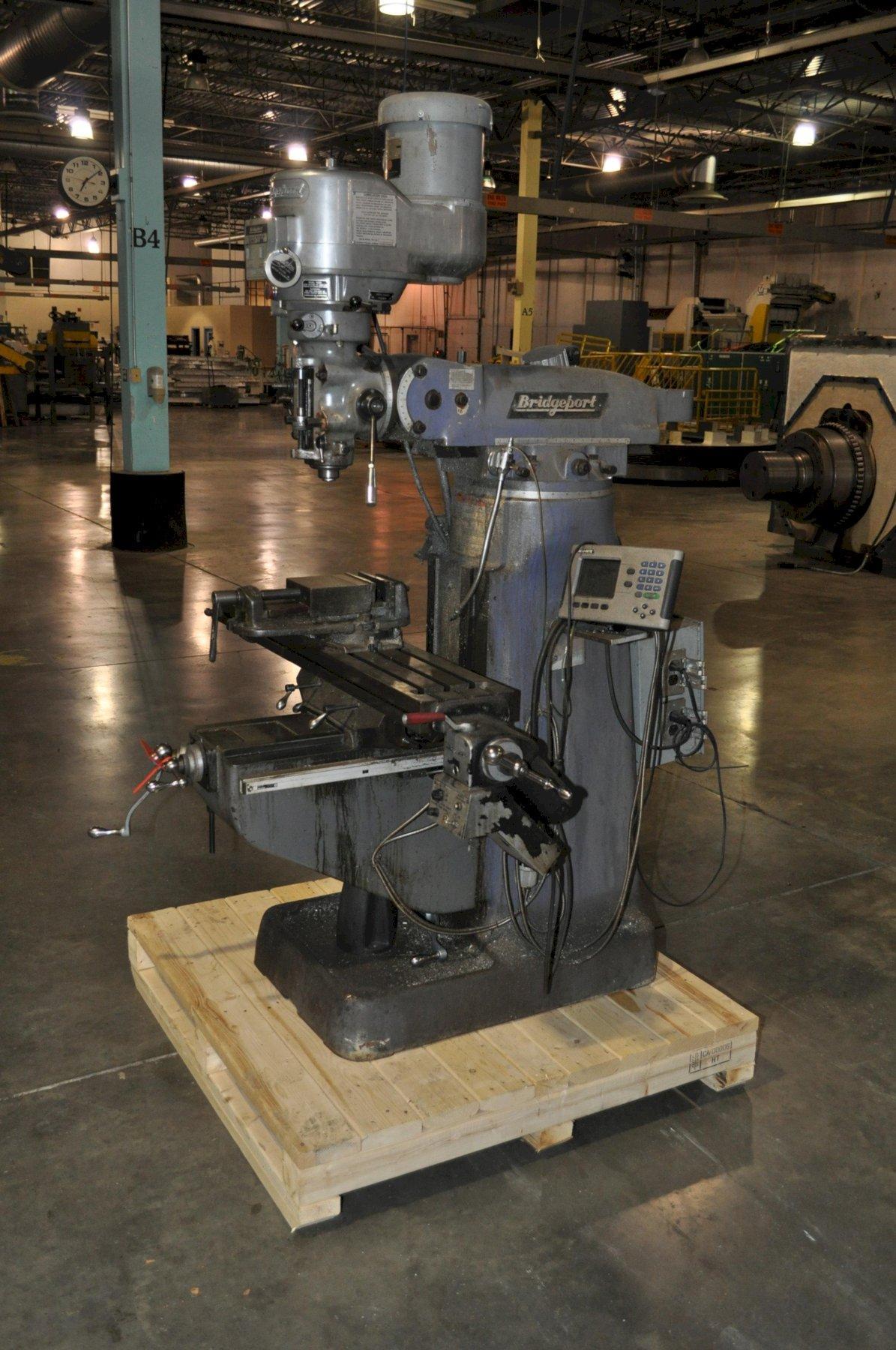 2 HP BRIDGEPORT VERTICAL MILL
