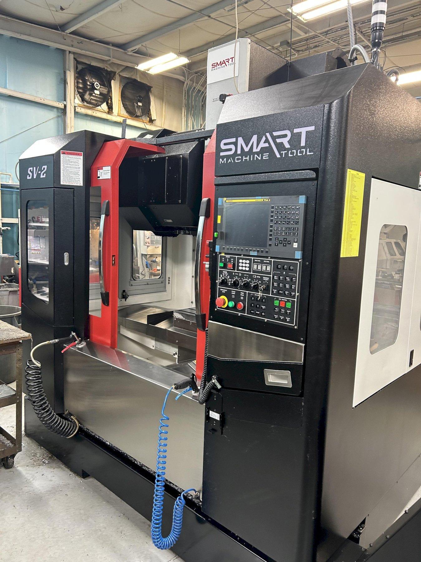 Smart SV-2 CNC Mill, 2022 – Low Hours, 10k RPM Spindle, Upgraded LNS Chip Conveyor, Spindle Chiller, TSC ready, Rigid Tapping