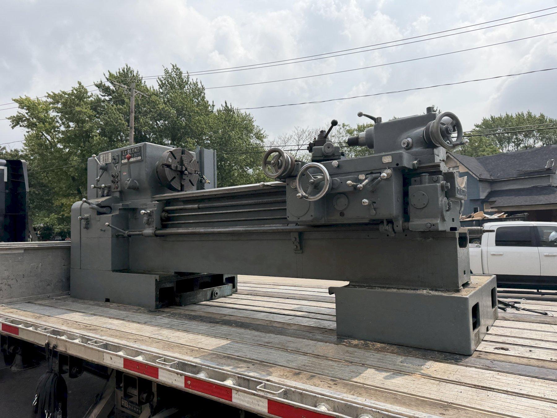 16" LEBLOND SLIDING BED ENGINE LATHE: YOBRO #25980
