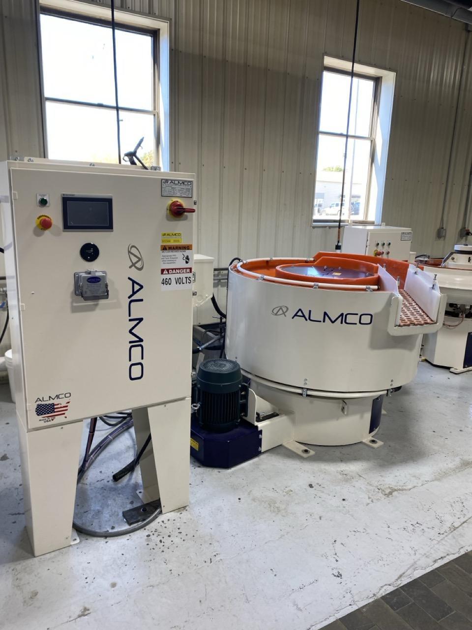 Almco SBB-8V Spiral Bottom Bowl Finisher, 2025 – High Efficiency Deburring Machine, Production Finishing