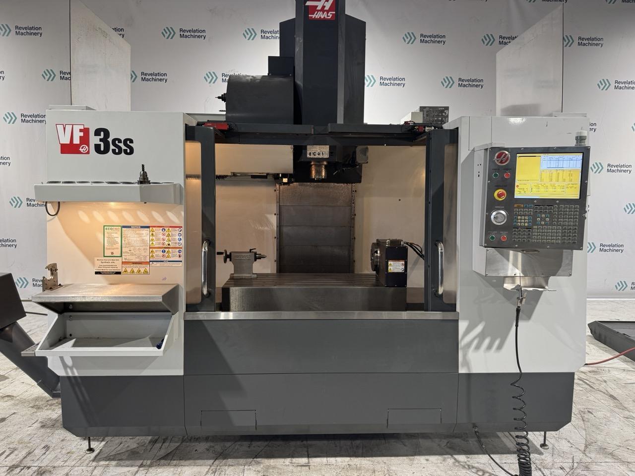 Haas VF-3SS CNC VMC, 2011 – 4 axis, Haas HRT-210 Rotary Table