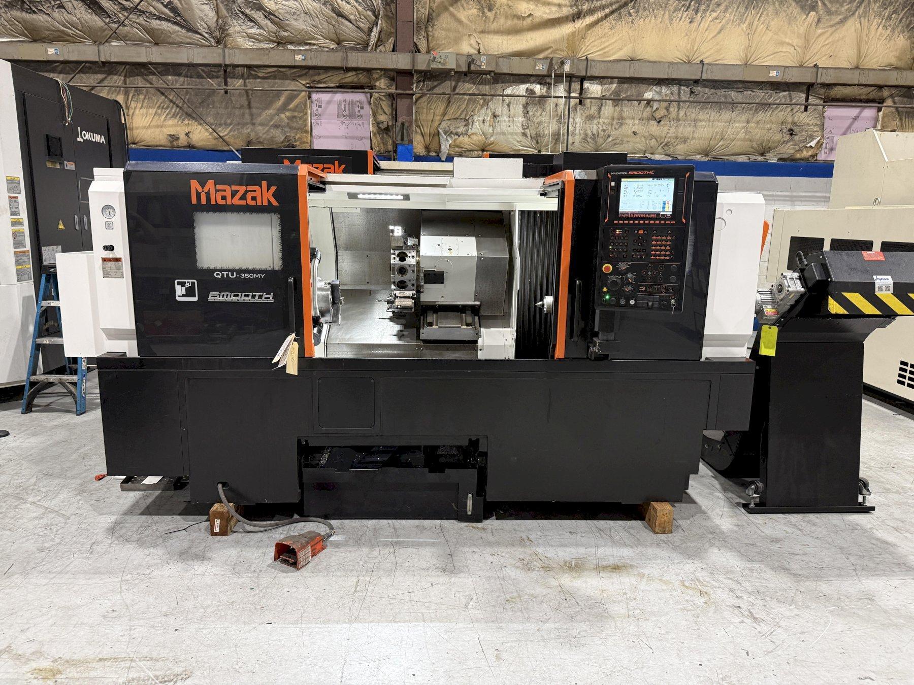 2019 Mazak QTU 350MY Used CNC Lathe For Sale