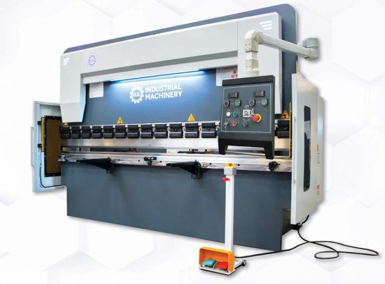1 - NEW U.S. INDUSTRIAL 200 TON X 13' HYDRAULIC PRESS BRAKE, MODEL #: USHB20013CV