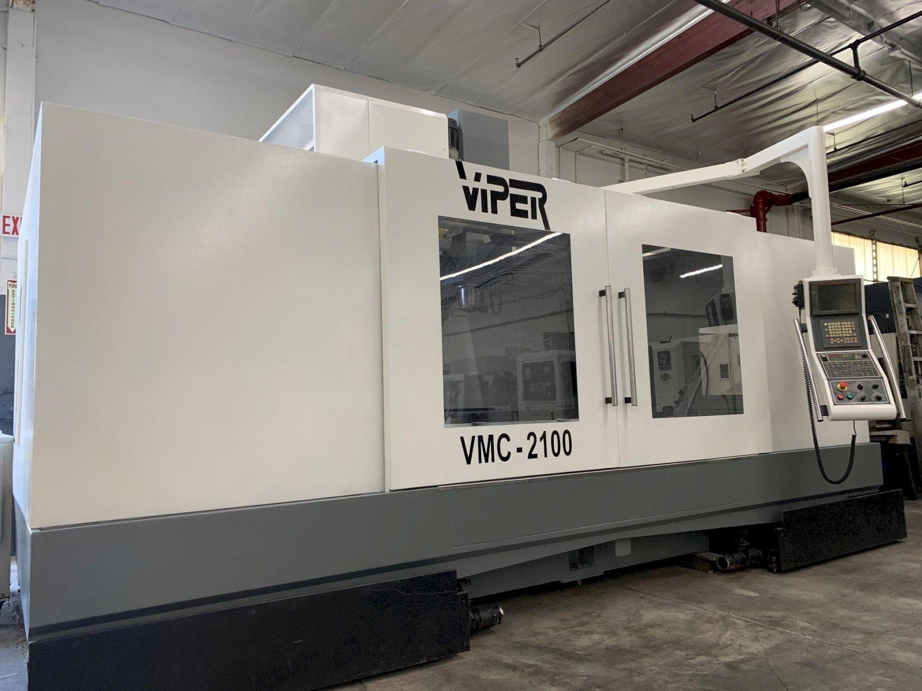 2007 MIGHTY VIPER 2100 VERTICAL MACHINING CENTER + 50 TAPER GEARED HEAD
