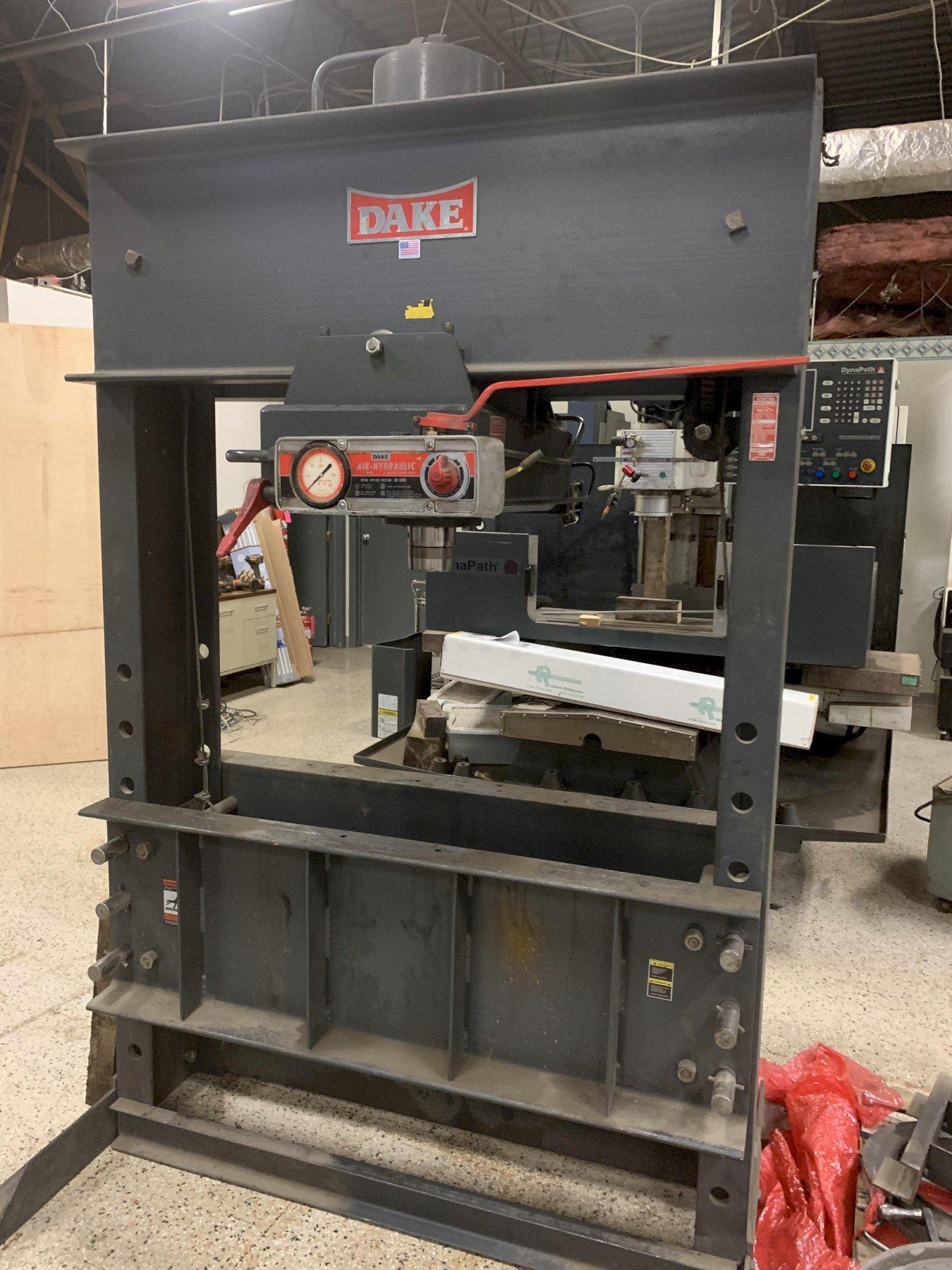150 Ton DAKE Model 906650 Air Operated Press, S/N 201062 , New 2007.