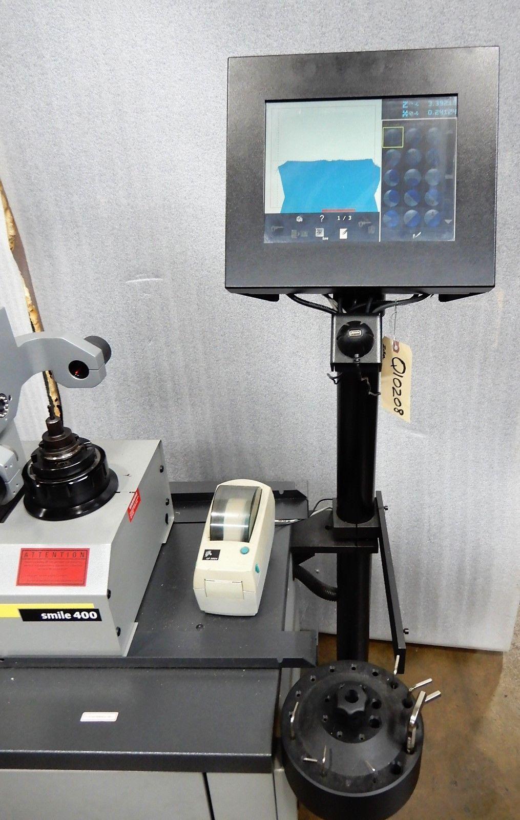 ZOLLER SMILE 400 TOOL PRESETTER, Zoller Touch Screen Control, Zoller Pilot 2 Software, Z-Axis = 15.7", X-Axis = 8.3", New 2009.