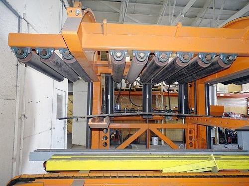 SWEED PANEL TURNER SYSTEM W/ INFEED TRANSFER AND OUTFEED