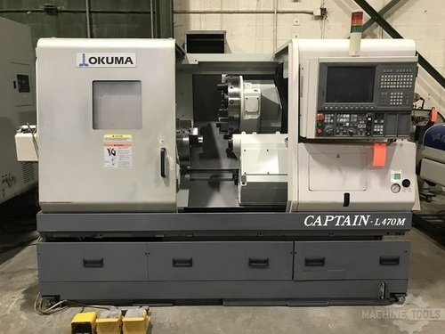 OKUMA CAPTAIN L470M/650 CNC LATHE, OSP P200L, 15
