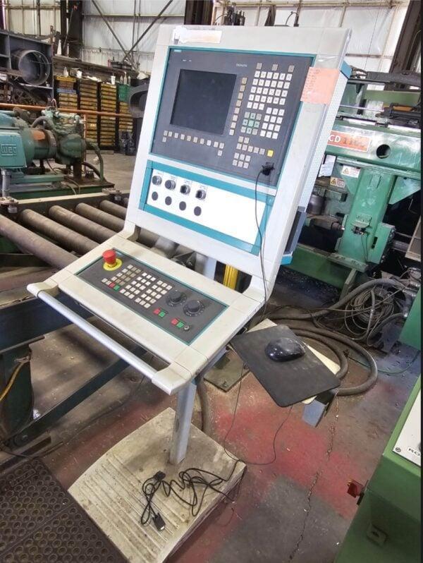 PEDDINGHAUS PCD-1100 BEAM DRILL LINE WITH 1100-510 DG MITER SAW