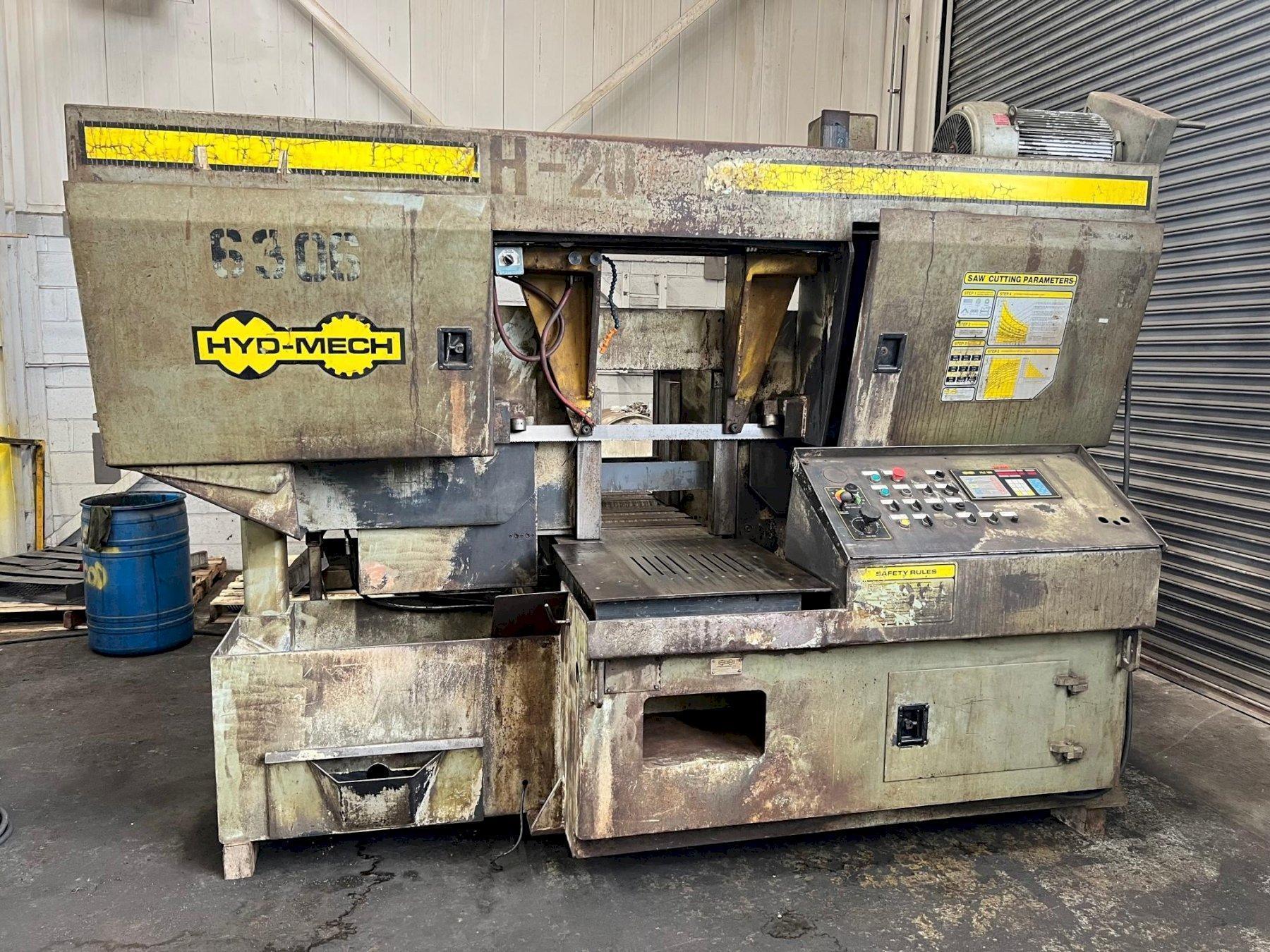 20" X 20" HYD-MECH MODEL H-20A FULLY AUTOMATIC DUAL COLUMN BANDSAW
