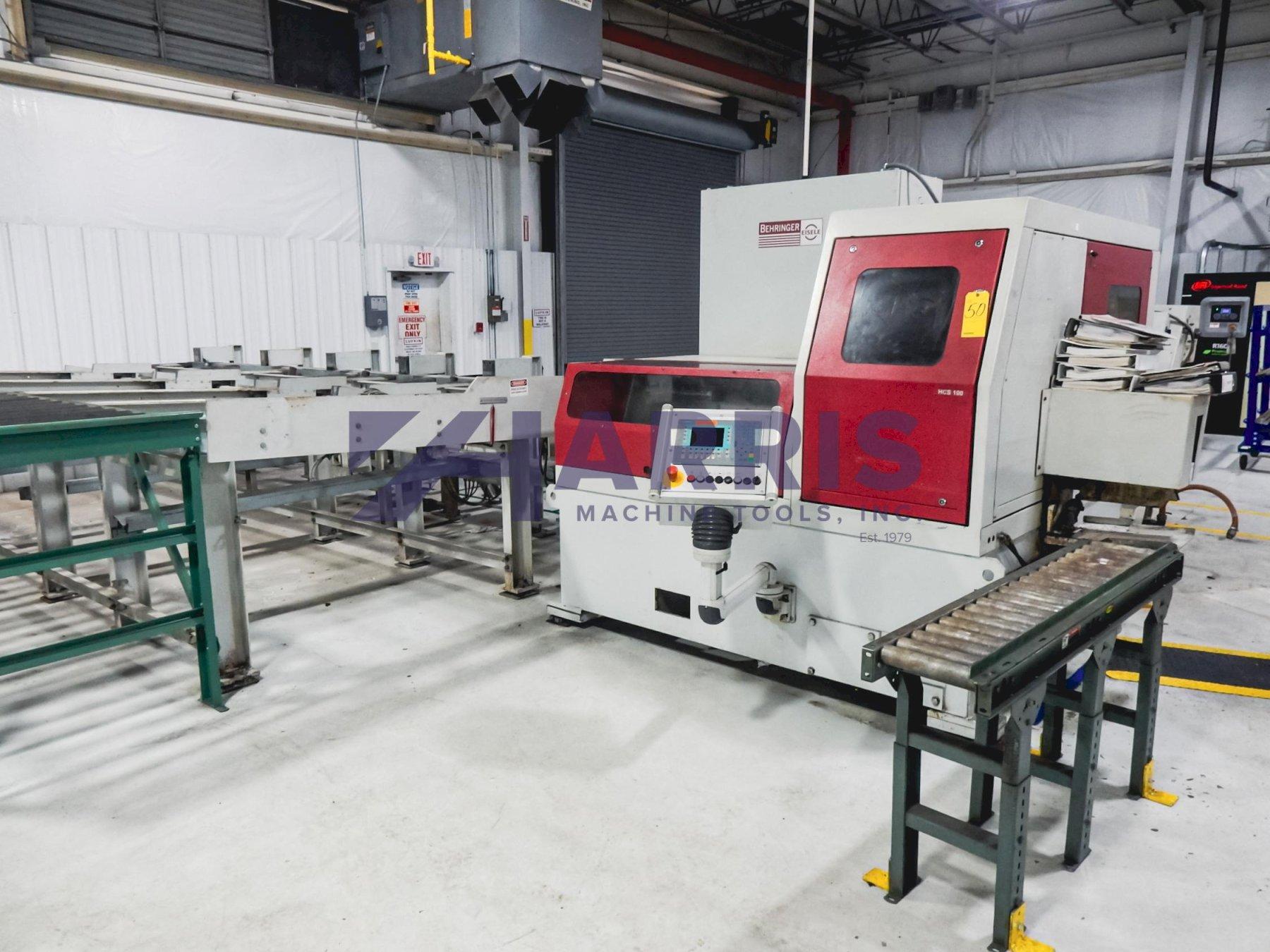 Behringer High Speed Circular Cold Saw with feed rack