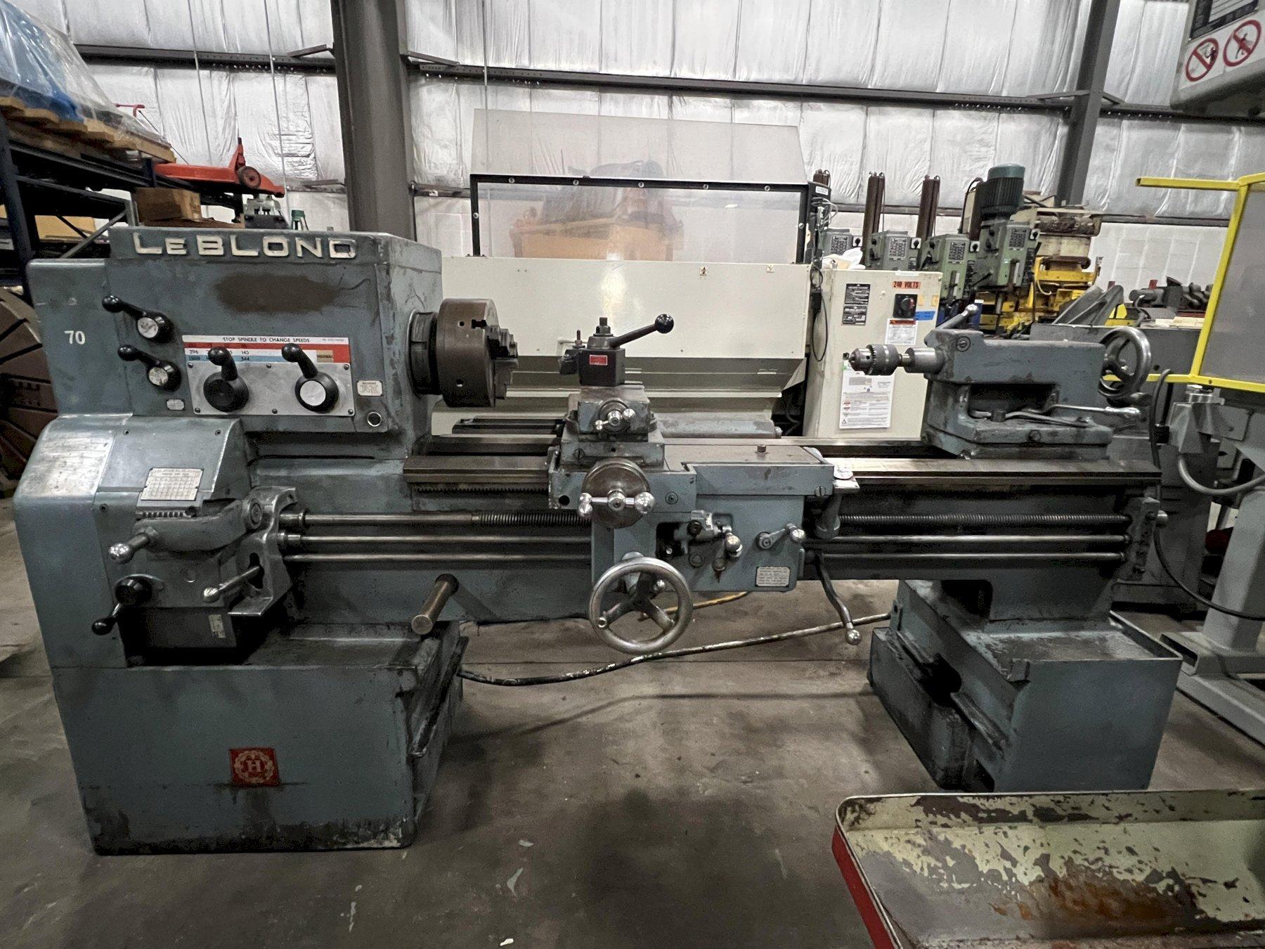 17" x 42" LEBLOND ENGINE LATHE, MODEL REGAL 17", TAPER, 10.75" OCS,