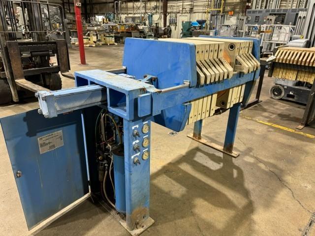 1 - PREOWNED M.W. WATERMARK FILTER PRESS, MODEL #: FF630G38-100-3, SN: FP00186