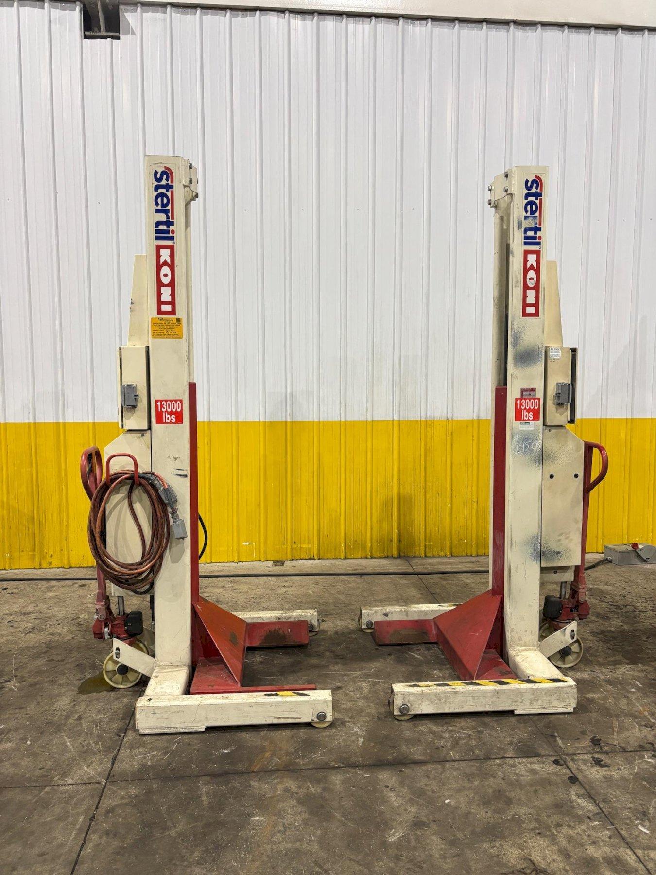 (2) 13,000 LBS STERTIL-KONI MODEL ST-1060 HEAVY DUTY MOBILE COLUMN LIFT JACKS: YOBRO #24508