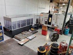 Mazak 18 Station Palletech Machining Cell w/(2) Mazak HCN-5000 II CNC Horizontal Machining Centers