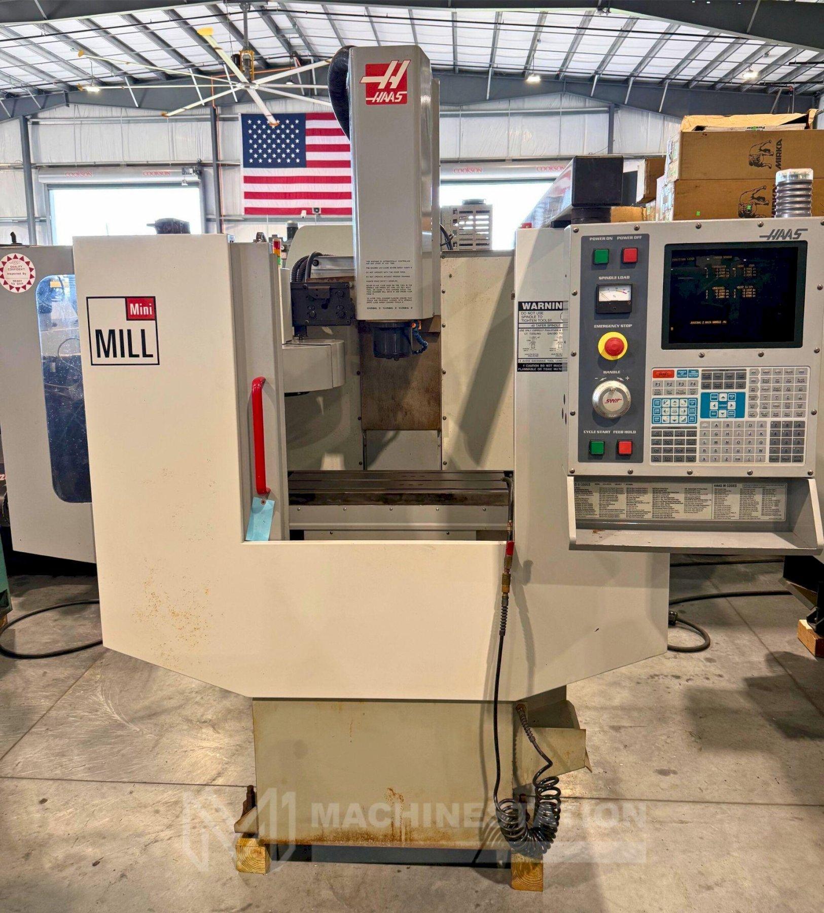 Haas Mini Mill CNC Vertical Machining Center – 4th Axis Ready