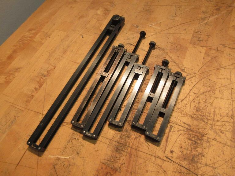 Webber Gage Block Vices 4.5"(3) 7" (2) 12"(1)- Auction Item