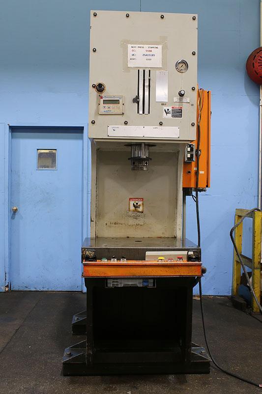 57.7 Ton NEFF C-Frame Hydraulic Press, Model DF50-15M