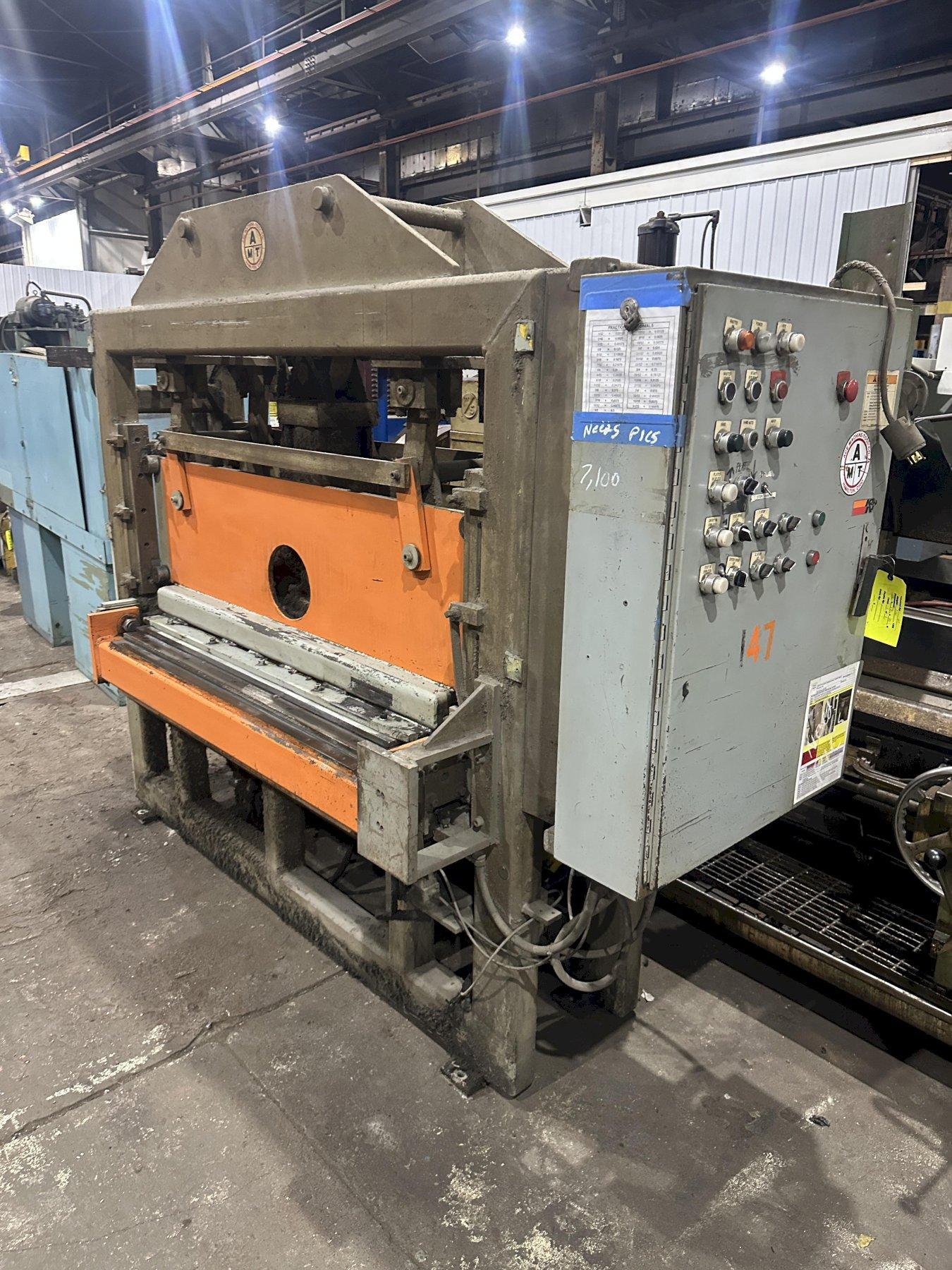 60” AMT ACE MACHINE TOOL BRAKE TOE BENDER: YOBRO #24554