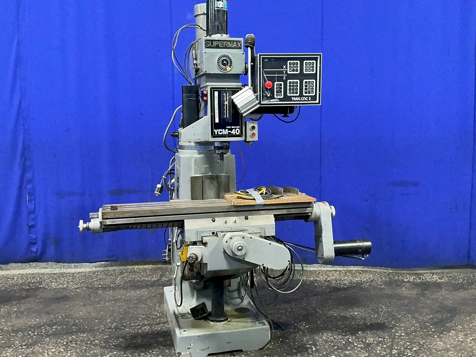 YEONG CHIN MACHINERY 9“X49” CNC VERTICAL MILL  -  YCM-42