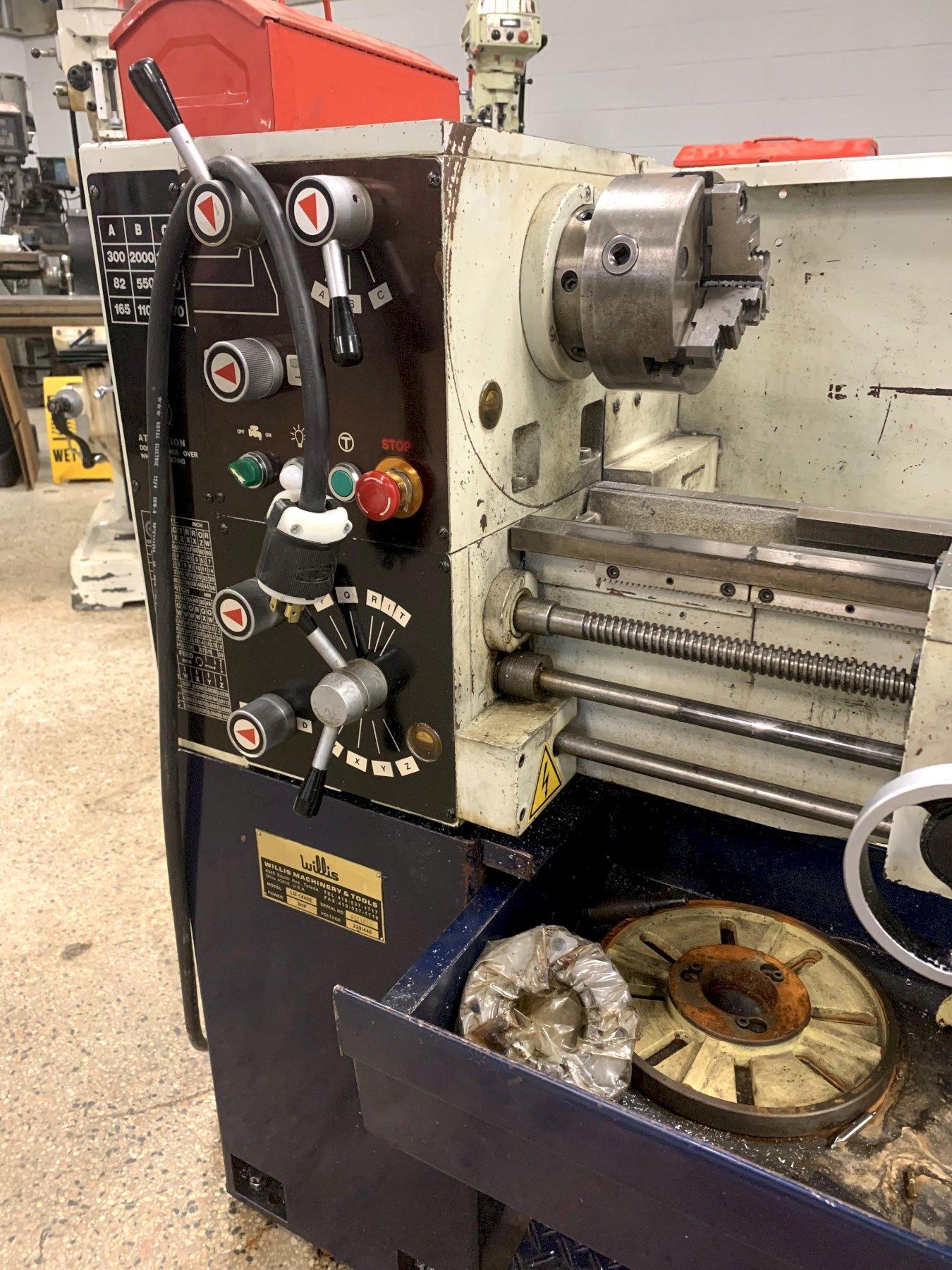 14" x 40" WILLIS Model LD-1440E Precision Engine Lathe, S/N 8911012.
