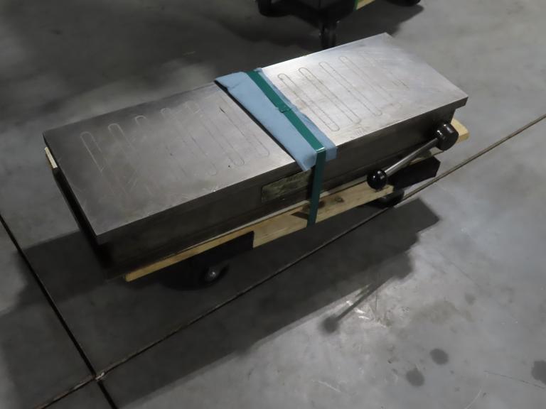 Brown & Sharpe No. 824 8"x24" Permanent Magnetic Chuck - Auction Item