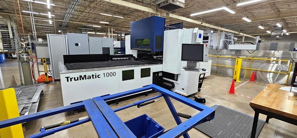 TRUMPF TRUMATIC 1000 FIBER LASER CUTTING MACHINE